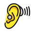 ear with hearing aid